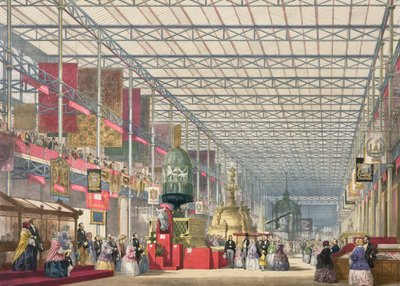 The British Nave at the Great Industrial Exhibition of 1851, plate 3 from 